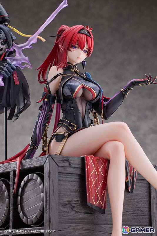「鳴潮」より吟霖が1/6スケールフィギュアで登場!あみあみ限定特典として「缶バッジ」も付属の画像
