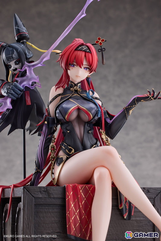「鳴潮」より吟霖が1/6スケールフィギュアで登場!あみあみ限定特典として「缶バッジ」も付属の画像