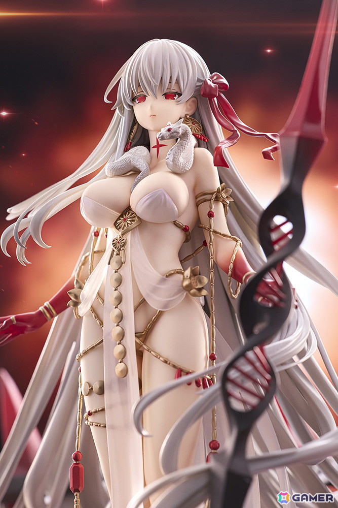 「FGO」アーチャーのサーヴァント「ドゥルガー」がスケールフィギュア化！「虚数羅針内界 ペーパームーン」登場時の霊基第一段階を再現の画像