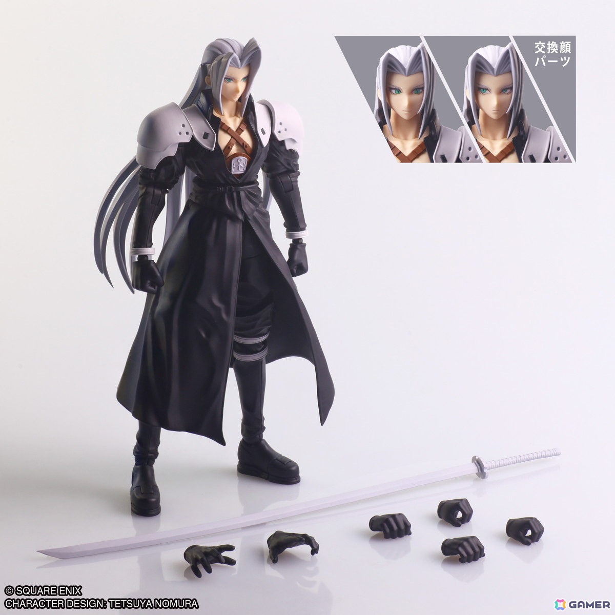 「FFVII」セフィロスがストラクチャーアーツに登場!1997年当時のキャラクターデザインをそのまま立体化の画像