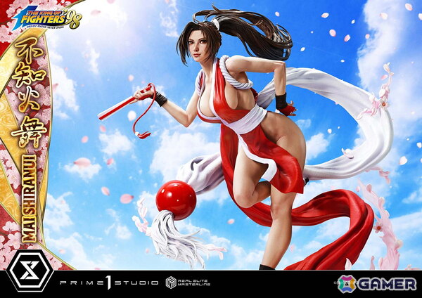 「THE KING OF FIGHTERS '98」不知火舞を高精細に捉えたスタチューが登場！番傘モチーフの背景スタンドを添えて様々なシーンを演出しようの画像1