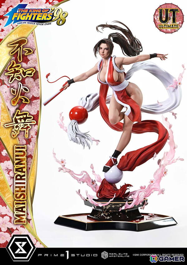 「THE KING OF FIGHTERS '98」不知火舞を高精細に捉えたスタチューが登場！番傘モチーフの背景スタンドを添えて様々なシーンを演出しようの画像11