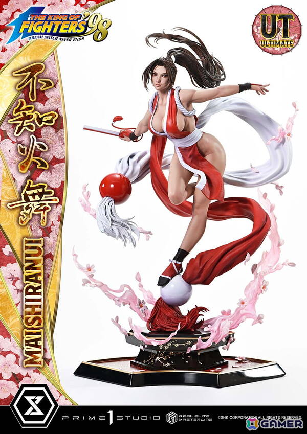 「THE KING OF FIGHTERS '98」不知火舞を高精細に捉えたスタチューが登場！番傘モチーフの背景スタンドを添えて様々なシーンを演出しようの画像12