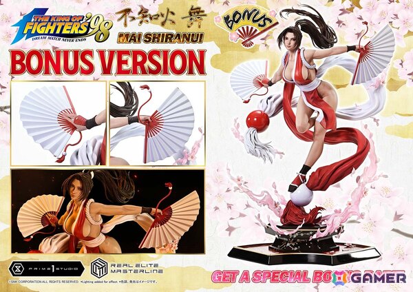 「THE KING OF FIGHTERS '98」不知火舞を高精細に捉えたスタチューが登場！番傘モチーフの背景スタンドを添えて様々なシーンを演出しようの画像14