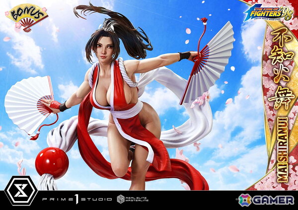 「THE KING OF FIGHTERS '98」不知火舞を高精細に捉えたスタチューが登場！番傘モチーフの背景スタンドを添えて様々なシーンを演出しようの画像15
