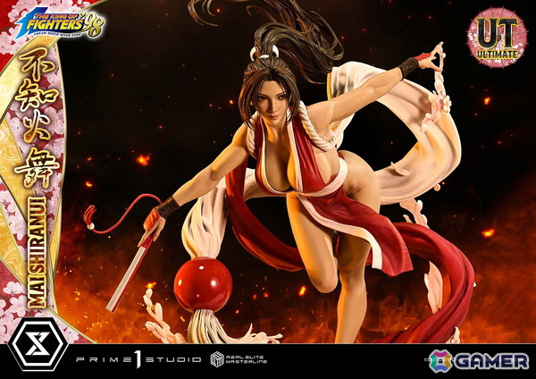 「THE KING OF FIGHTERS '98」不知火舞を高精細に捉えたスタチューが登場！番傘モチーフの背景スタンドを添えて様々なシーンを演出しようの画像17