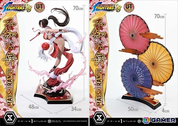 「THE KING OF FIGHTERS '98」不知火舞を高精細に捉えたスタチューが登場！番傘モチーフの背景スタンドを添えて様々なシーンを演出しようの画像18