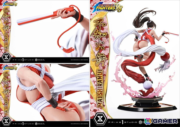「THE KING OF FIGHTERS '98」不知火舞を高精細に捉えたスタチューが登場！番傘モチーフの背景スタンドを添えて様々なシーンを演出しようの画像9