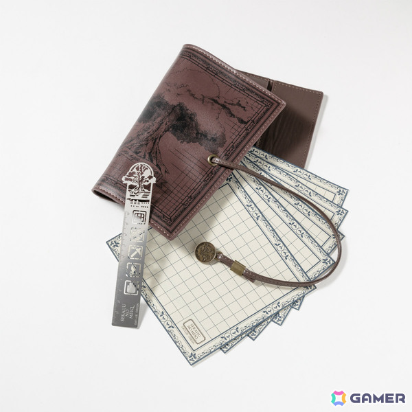 「世界樹の迷宮」ゲーム画面を彷彿とさせる格子模様＆世界樹が落とし込まれた腕時計やボディバッグ、マップのメモなどに最適な文具セットがSuperGroupiesより登場！の画像