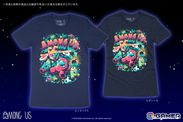 「Among Us」「A Bag of Milk」「Sea of Stars」のグッズ取り扱いがFangamer Japanにて開始！回転ピンバッジやTシャツがラインナップの画像7