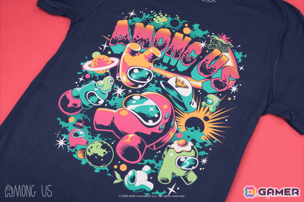 「Among Us」「A Bag of Milk」「Sea of Stars」のグッズ取り扱いがFangamer Japanにて開始!回転ピンバッジやTシャツがラインナップの画像
