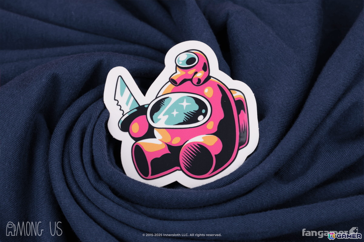 「Among Us」「A Bag of Milk」「Sea of Stars」のグッズ取り扱いがFangamer Japanにて開始!回転ピンバッジやTシャツがラインナップの画像