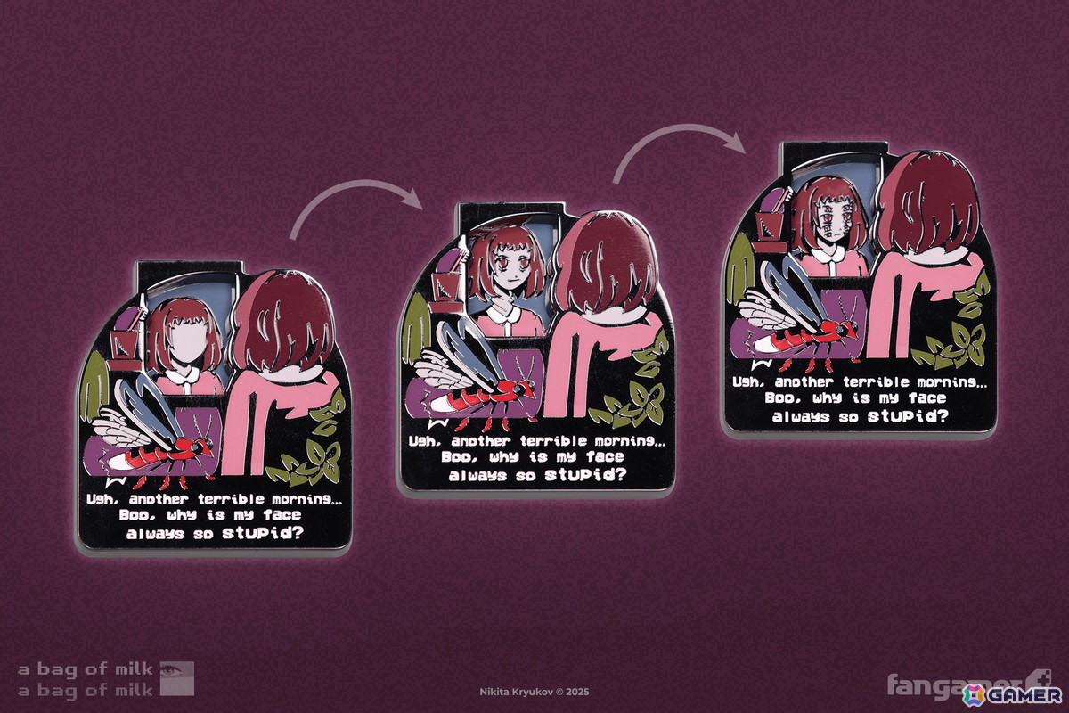 「Among Us」「A Bag of Milk」「Sea of Stars」のグッズ取り扱いがFangamer Japanにて開始！回転ピンバッジやTシャツがラインナップの画像16
