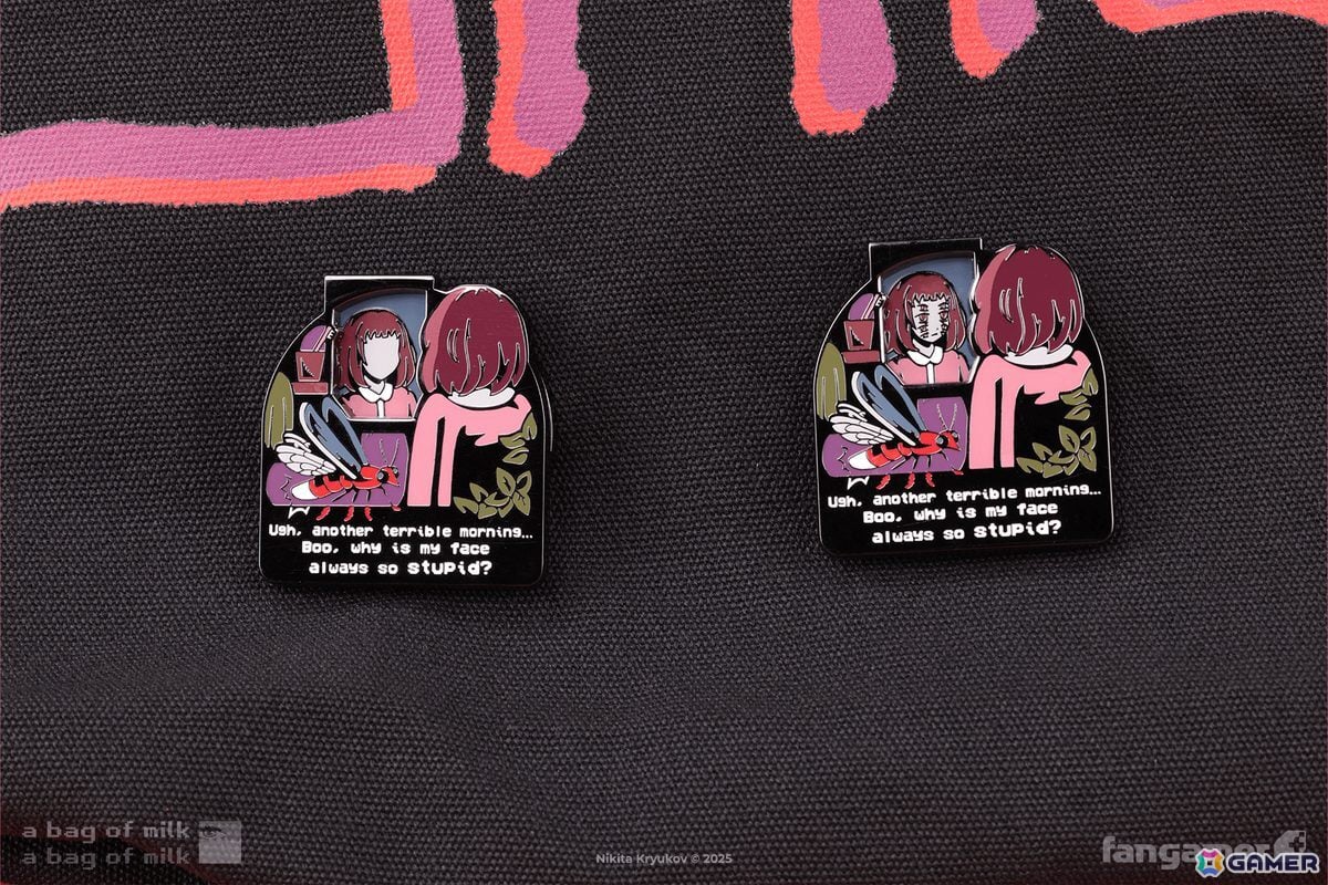 「Among Us」「A Bag of Milk」「Sea of Stars」のグッズ取り扱いがFangamer Japanにて開始！回転ピンバッジやTシャツがラインナップの画像19