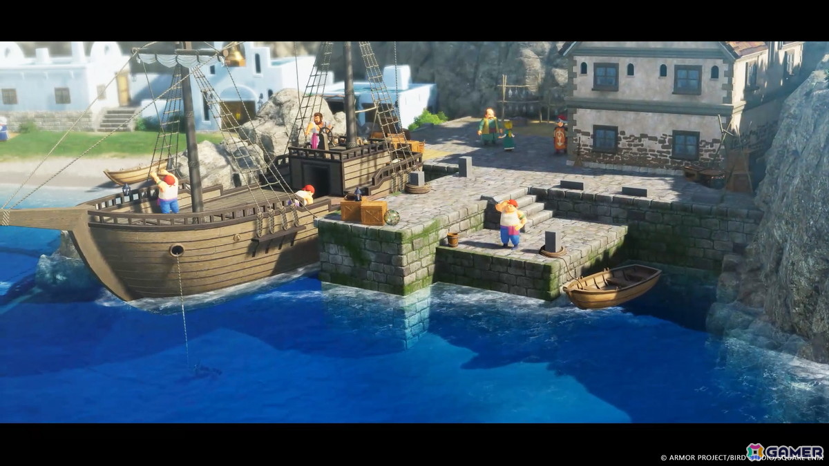「ドラゴンクエストVII Reimagined」平和でのどかな島の小さな漁村からふしぎな世界に旅立つまでの冒険を紹介！の画像