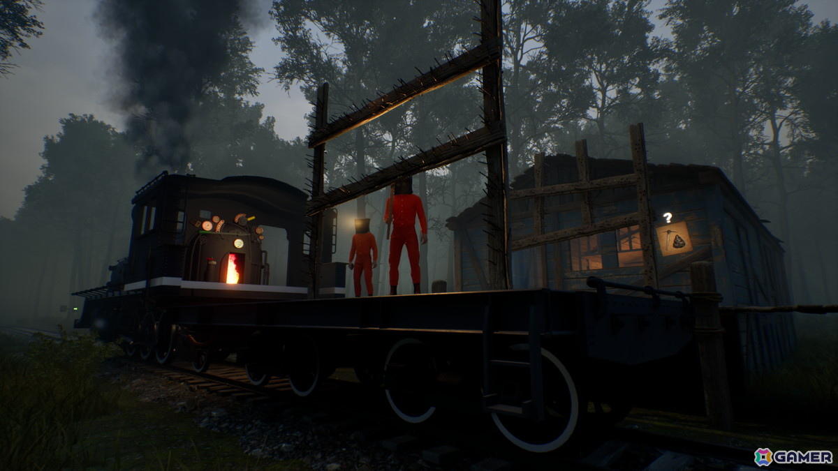 最大4人協力ホラー「森林脱出：終電」のSteamストアページが公開！脱獄囚となって機関車を修理しながら謎の森からの脱出を目指すの画像7
