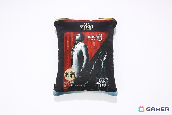 「龍が如く 極3 / 龍が如く3外伝 Dark Ties」とオリオン ザ・ダークのコラボ缶＆グッズが発売決定！ステッカーやTシャツ、クッションブランケットもラインナップの画像11