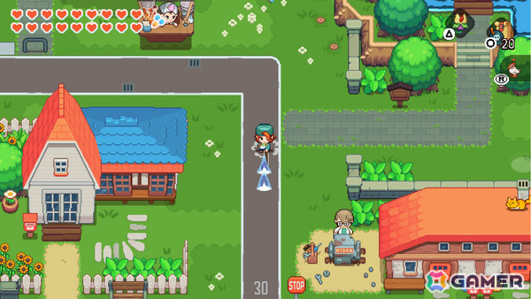 レトロ風トップダウン型アクションADV「UNDER THE ISLAND ～ニアと不思議な歯車～」が2月18日に配信！の画像8