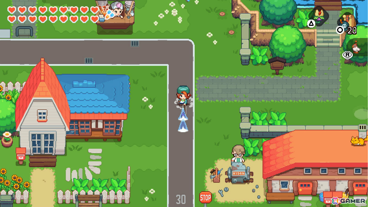 レトロ風トップダウン型アクションADV「UNDER THE ISLAND ~ニアと不思議な歯車~」が2月18日に配信!の画像