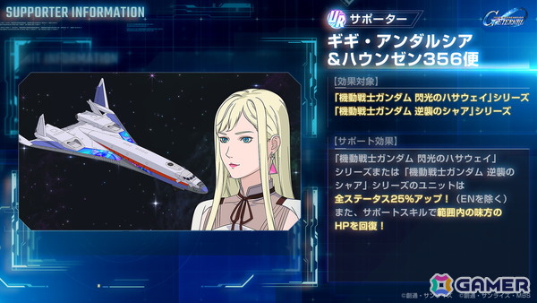 「SDガンダム ジージェネレーション エターナル」で「機動戦士 ガンダム 閃光のハサウェイ キルケーの魔女」公開を記念してダイヤ1,000個を配布！の画像8