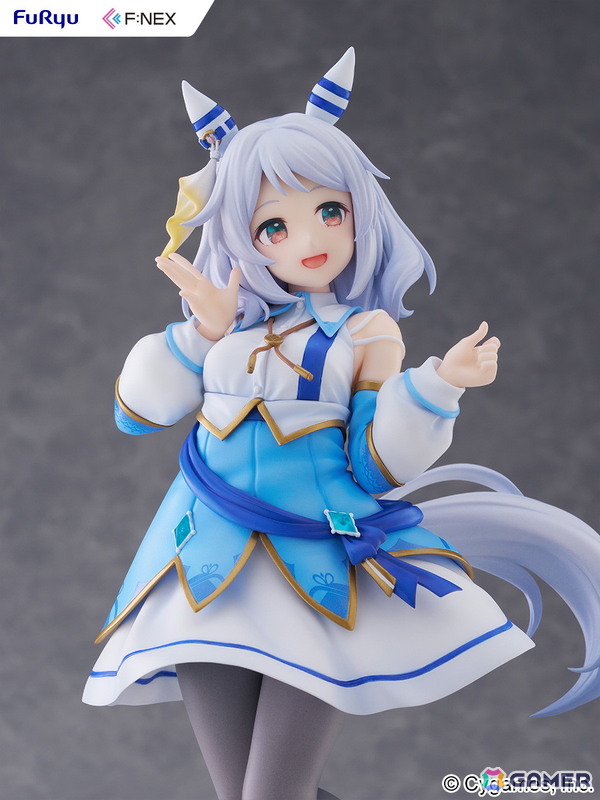 「ウマ娘 プリティーダービー」よりヒシミラクルの1/7スケールフィギュアが登場！足元の台座にはレース場を彷彿とさせる“芝生”素材を採用の画像13