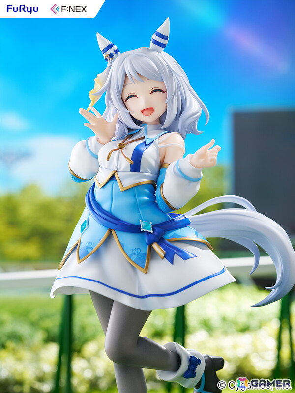 「ウマ娘 プリティーダービー」よりヒシミラクルの1/7スケールフィギュアが登場！足元の台座にはレース場を彷彿とさせる“芝生”素材を採用の画像16