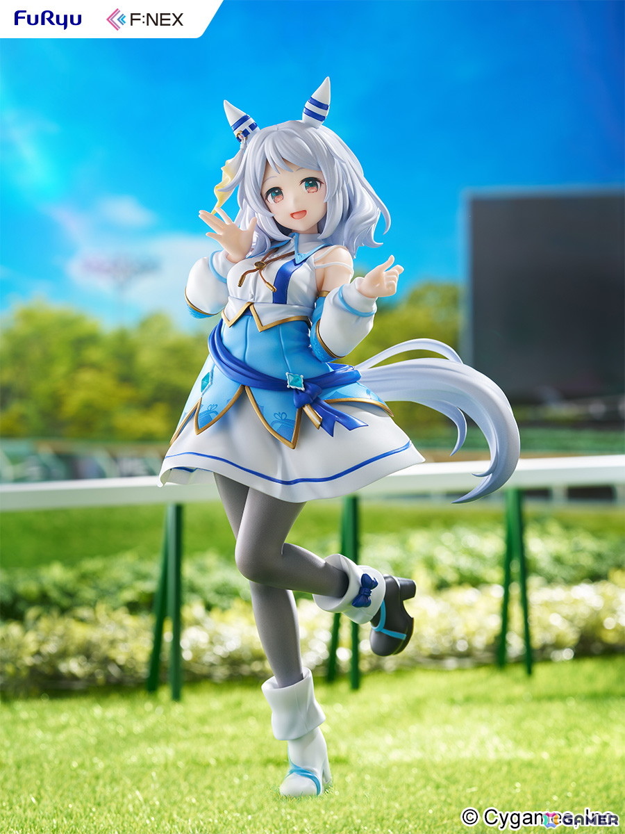 「ウマ娘 プリティーダービー」よりヒシミラクルの1/7スケールフィギュアが登場！足元の台座にはレース場を彷彿とさせる“芝生”素材を採用の画像