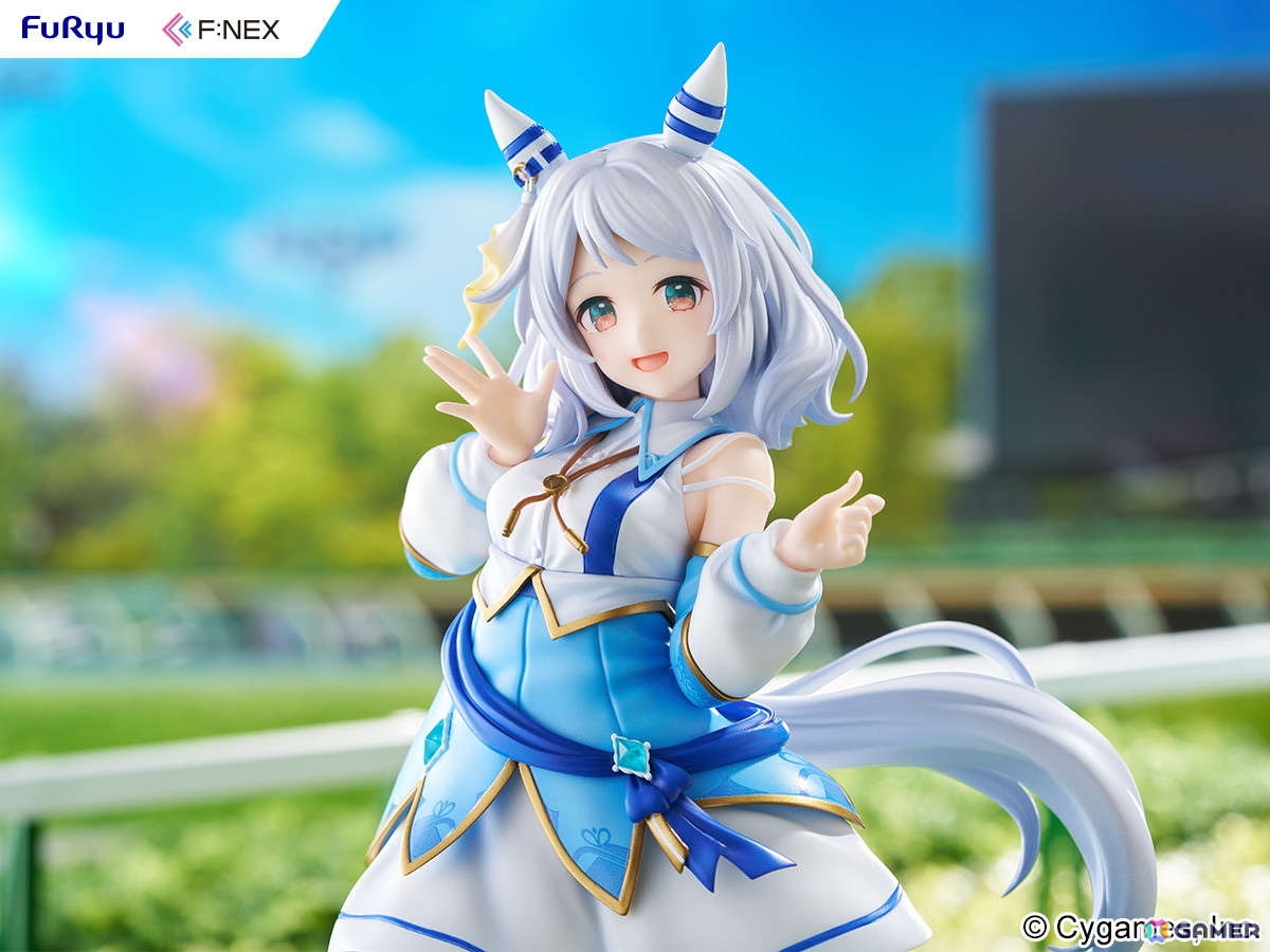 「ウマ娘 プリティーダービー」よりヒシミラクルの1/7スケールフィギュアが登場！足元の台座にはレース場を彷彿とさせる“芝生”素材を採用の画像