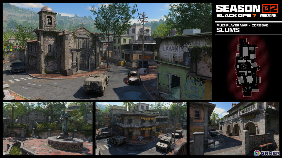 「COD: BO7」に名マップ“スラム”や“ファイアリングレンジ”が復刻登場!シーズン02が2月6日より開催の画像