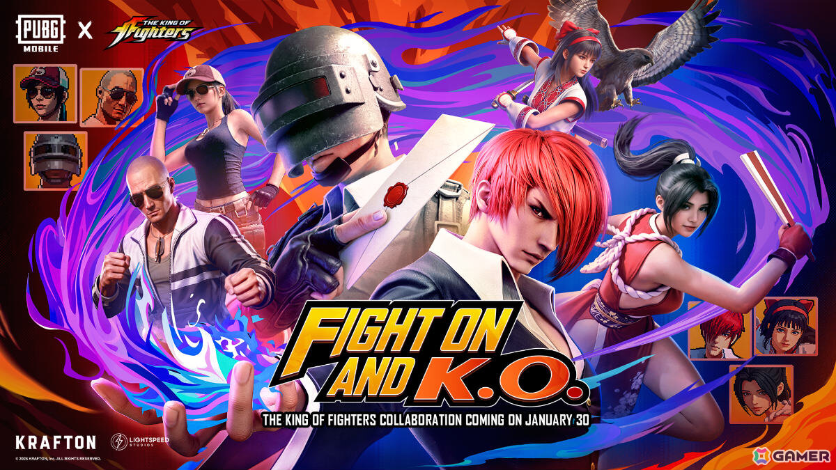 PUBG MOBILE」で「KOF」コラボが開催！不知火舞、ナコルル、八神庵の