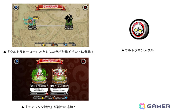 「城とドラゴン」×「ウルトラマンシリーズ」の初コラボが本日19時より開催！ヒーローごとにスキルモーションが変わる“ウルトラヒーロー”がアバたまに登場の画像5