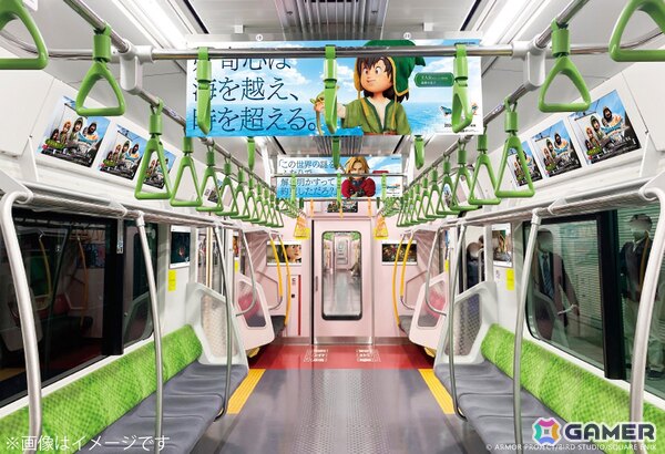 「ドラゴンクエストVII Reimagined」がJR 山手線をジャック！品川駅にはゲーム内モデルのベースとなった6キャラのドール展示もの画像3