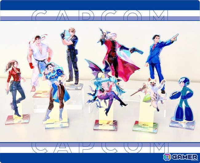 実田千聖氏がリュウや成歩堂、ロックマンらを描き下ろし！全9キャラのイラストグッズが2月13日オープンの「CAPCOM STORE IKEBUKURO」にて先行販売の画像