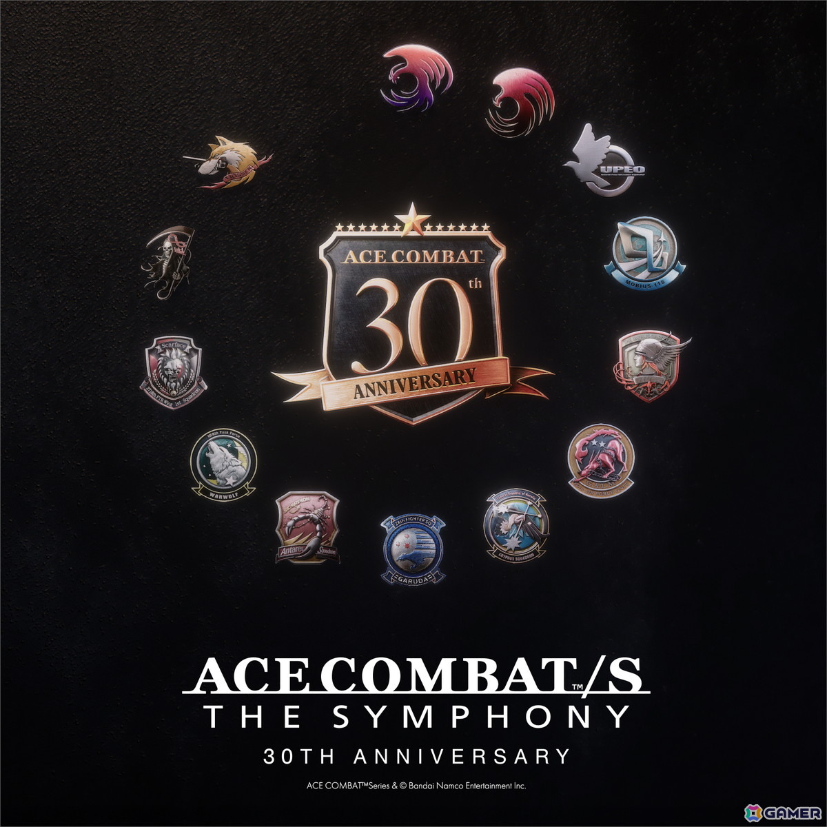 30周年記念オーケストラコンサート「ACE COMBAT/S THE SYMPHONY 30TH ANNIVERSARY」のアルバム&「エースコンバット8」初の商品化となるスーベニアジャケットが2026年5月に発売!の画像