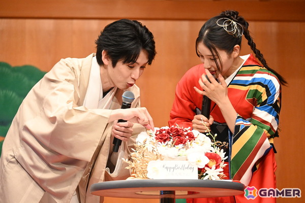 「仁王3」完成発表会に本郷奏多さんと土屋太鳳さんがキャラをイメージした和装で登場！2月3日の節分にちなんで、鬼と戦う追難式にも挑戦の画像18