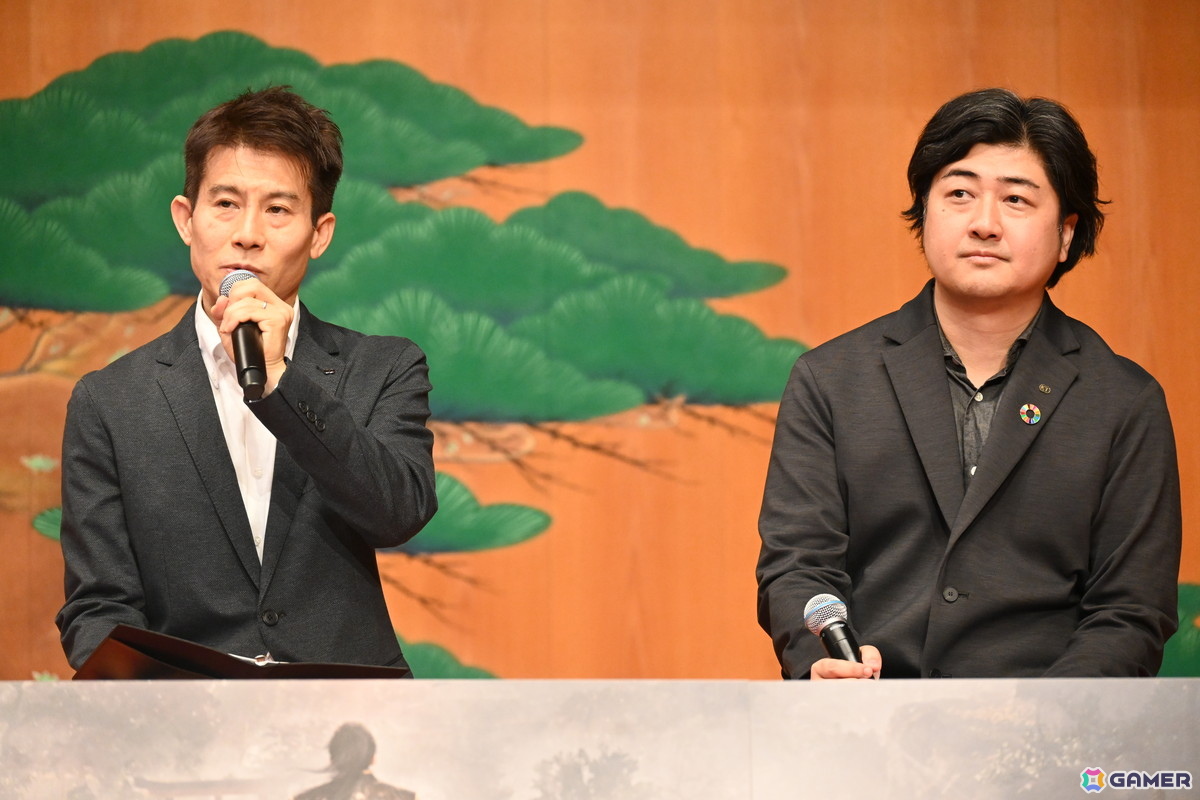 「仁王3」完成発表会に本郷奏多さんと土屋太鳳さんがキャラをイメージした和装で登場！2月3日の節分にちなんで、鬼と戦う追難式にも挑戦の画像