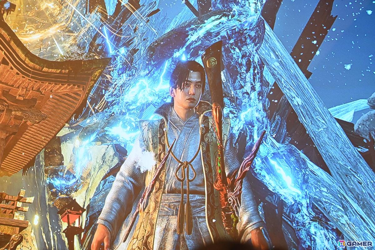 「仁王3」完成発表会に本郷奏多さんと土屋太鳳さんがキャラをイメージした和装で登場！2月3日の節分にちなんで、鬼と戦う追難式にも挑戦の画像