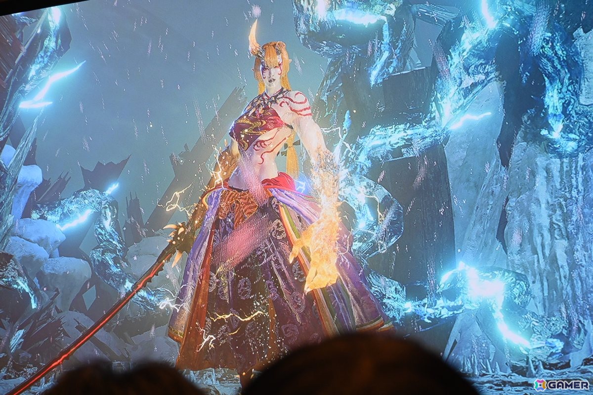 「仁王3」完成発表会に本郷奏多さんと土屋太鳳さんがキャラをイメージした和装で登場！2月3日の節分にちなんで、鬼と戦う追難式にも挑戦の画像