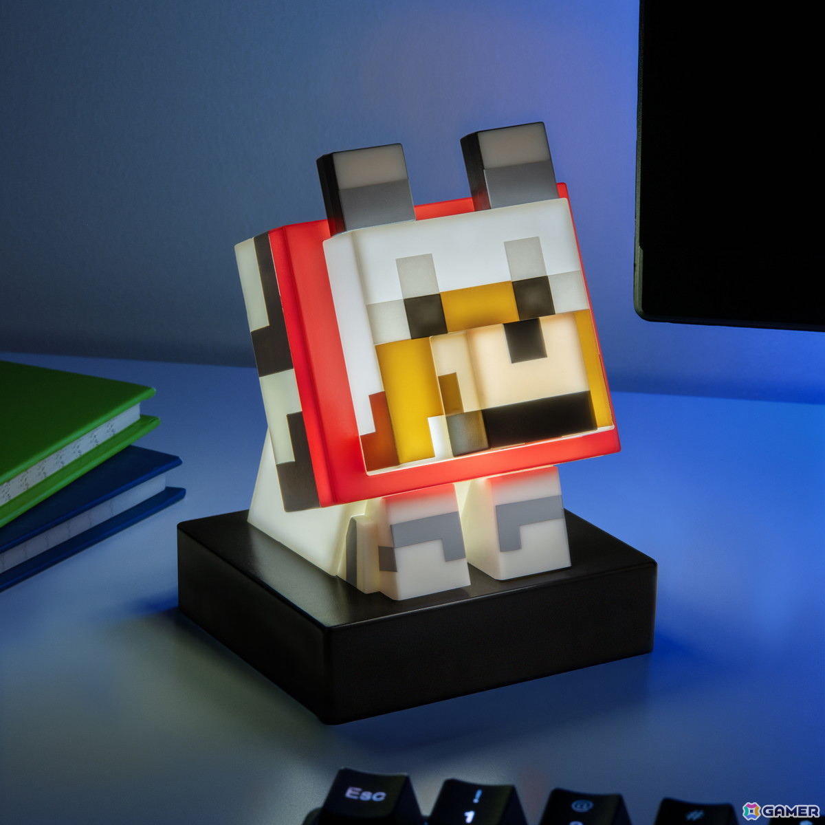 「マインクラフト」に登場するネコ、オオカミ、ハチのフィギュアライトが2026年2月2日より順次発売！の画像5