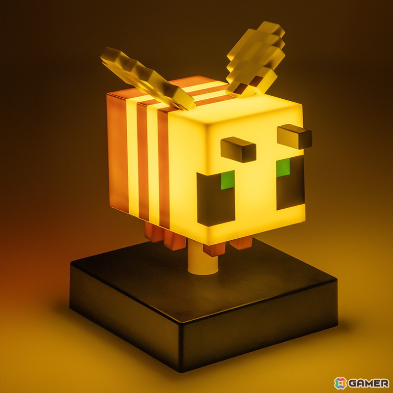 「マインクラフト」に登場するネコ、オオカミ、ハチのフィギュアライトが2026年2月2日より順次発売！の画像7