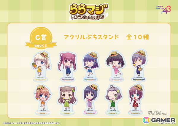 「ららマジ」9周年記念のオンラインくじが登場！“フルーツ×デニム”の器楽部メンバーの飯塚晴子さん描き下ろしイラストをチェックの画像7
