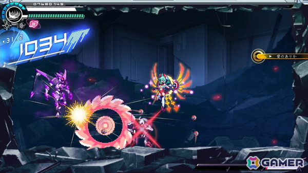 「蒼き雷霆 ガンヴォルト トライアングル エディション」にアキュラを操作するスピードランモード「CONNECT X（イクス）」が追加！の画像