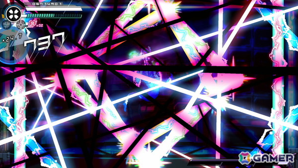 「蒼き雷霆 ガンヴォルト トライアングル エディション」にアキュラを操作するスピードランモード「CONNECT X（イクス）」が追加！の画像