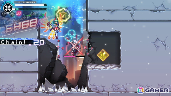 「蒼き雷霆 ガンヴォルト トライアングル エディション」にアキュラを操作するスピードランモード「CONNECT X（イクス）」が追加！の画像13