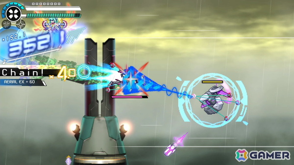 「蒼き雷霆 ガンヴォルト トライアングル エディション」にアキュラを操作するスピードランモード「CONNECT X（イクス）」が追加！の画像