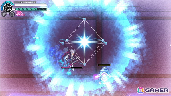 「蒼き雷霆 ガンヴォルト トライアングル エディション」にアキュラを操作するスピードランモード「CONNECT X（イクス）」が追加！の画像