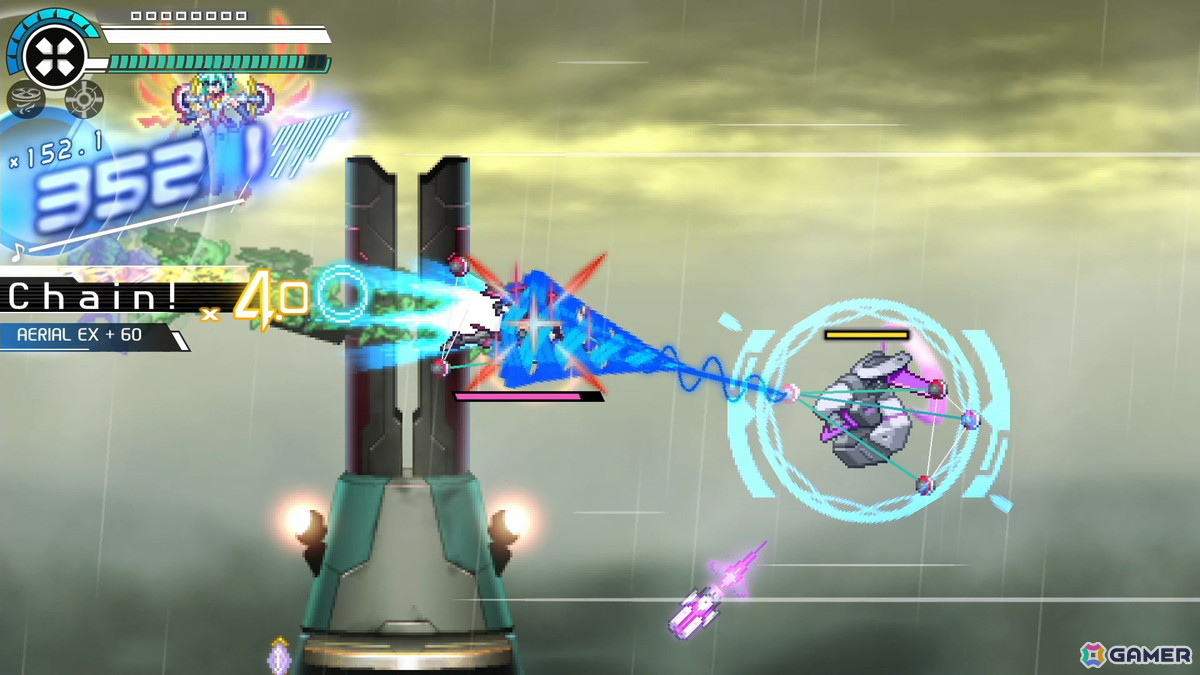 「蒼き雷霆 ガンヴォルト トライアングル エディション」にアキュラを操作するスピードランモード「CONNECT X（イクス）」が追加！の画像7