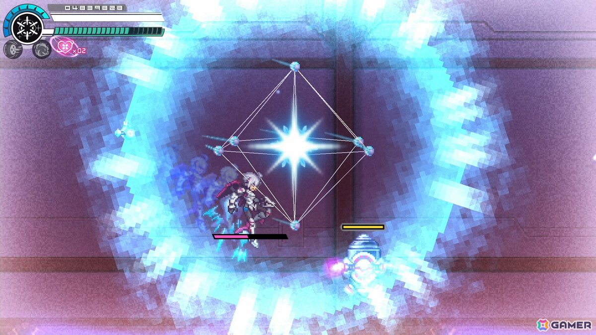 「蒼き雷霆 ガンヴォルト トライアングル エディション」にアキュラを操作するスピードランモード「CONNECT X（イクス）」が追加！の画像8