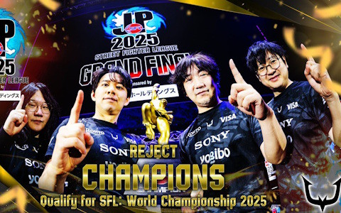 「ストリートファイターリーグ: Pro-JP 2025 グランドファイナル」はREJECTが優勝！MVP賞に選ばれたのはLeShar選手の画像