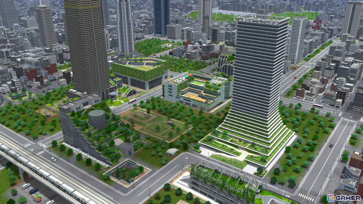 「A列車で行こう9 Evolution」がSwitch 2で6月4日に発売！UIやグラフィックを刷新、緑化ビルなどの建物やクォータービュー・モードも収録の画像